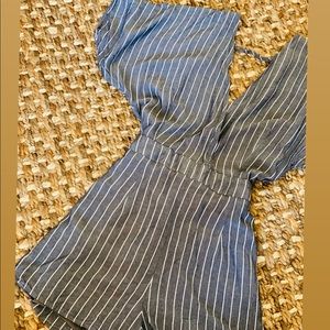 Pin Strip Romper